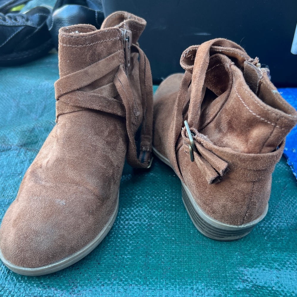 Girls Brown Booties